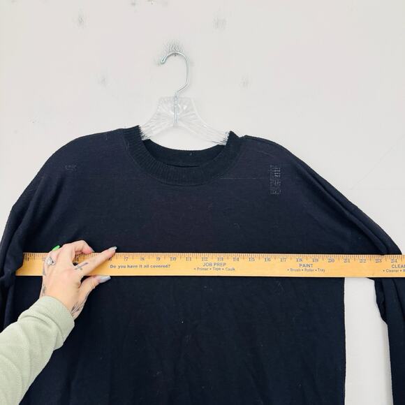 Lucky Brand Black Pullover Thin Sweater Women’s Size S - Picture 2 of 7